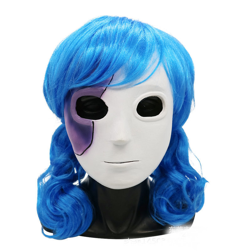 Hot  Anime Game Sally Face Cos - Black Face Mask Pack 评论和价格