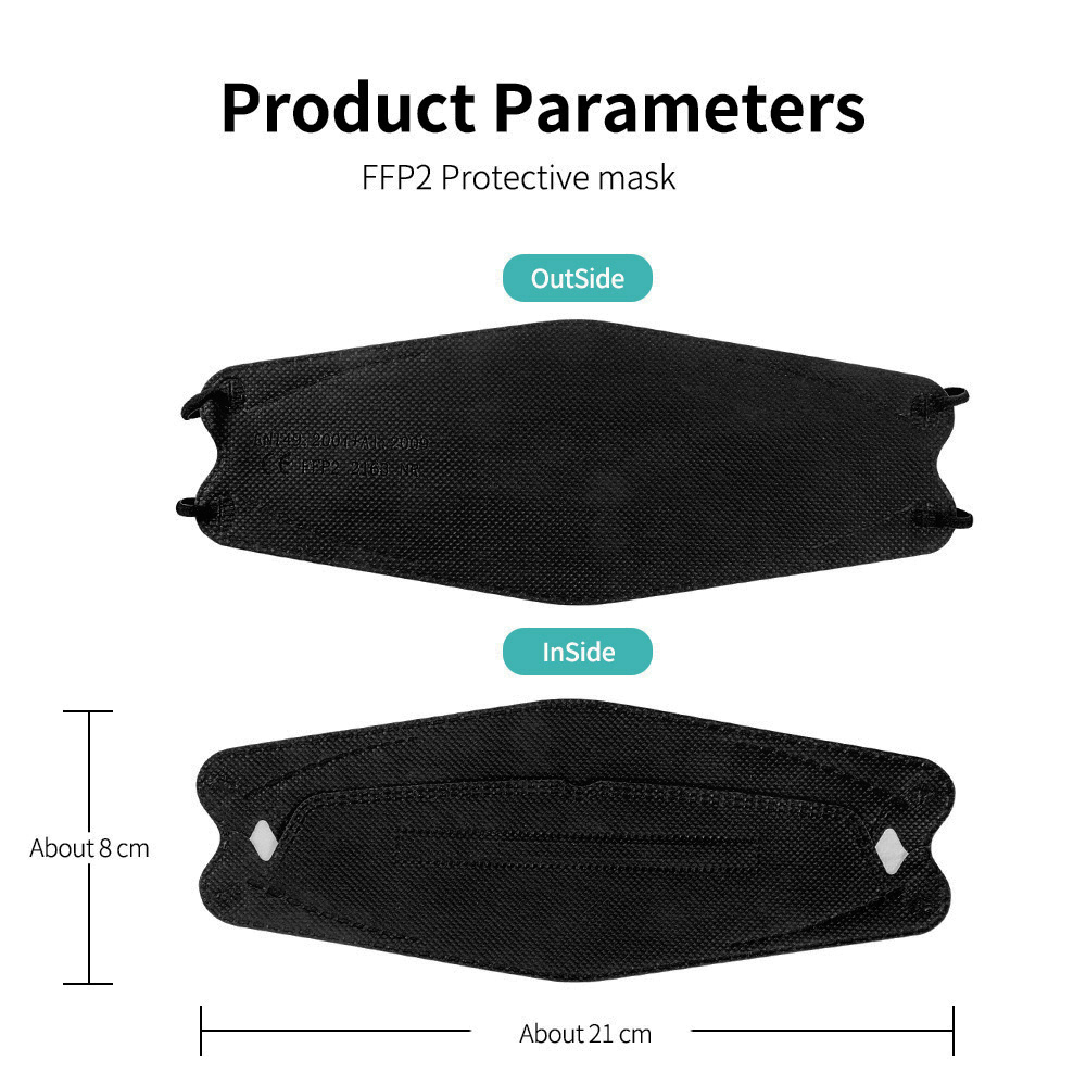 Masks FFP2 Face Masks KN95 Col - Disposable Surgical Mask 评论和价格